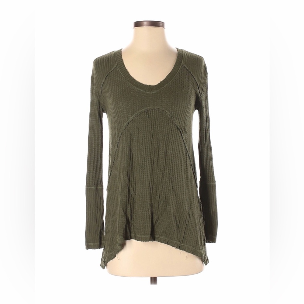 It's Our Time Olive Long Sleeve Top
